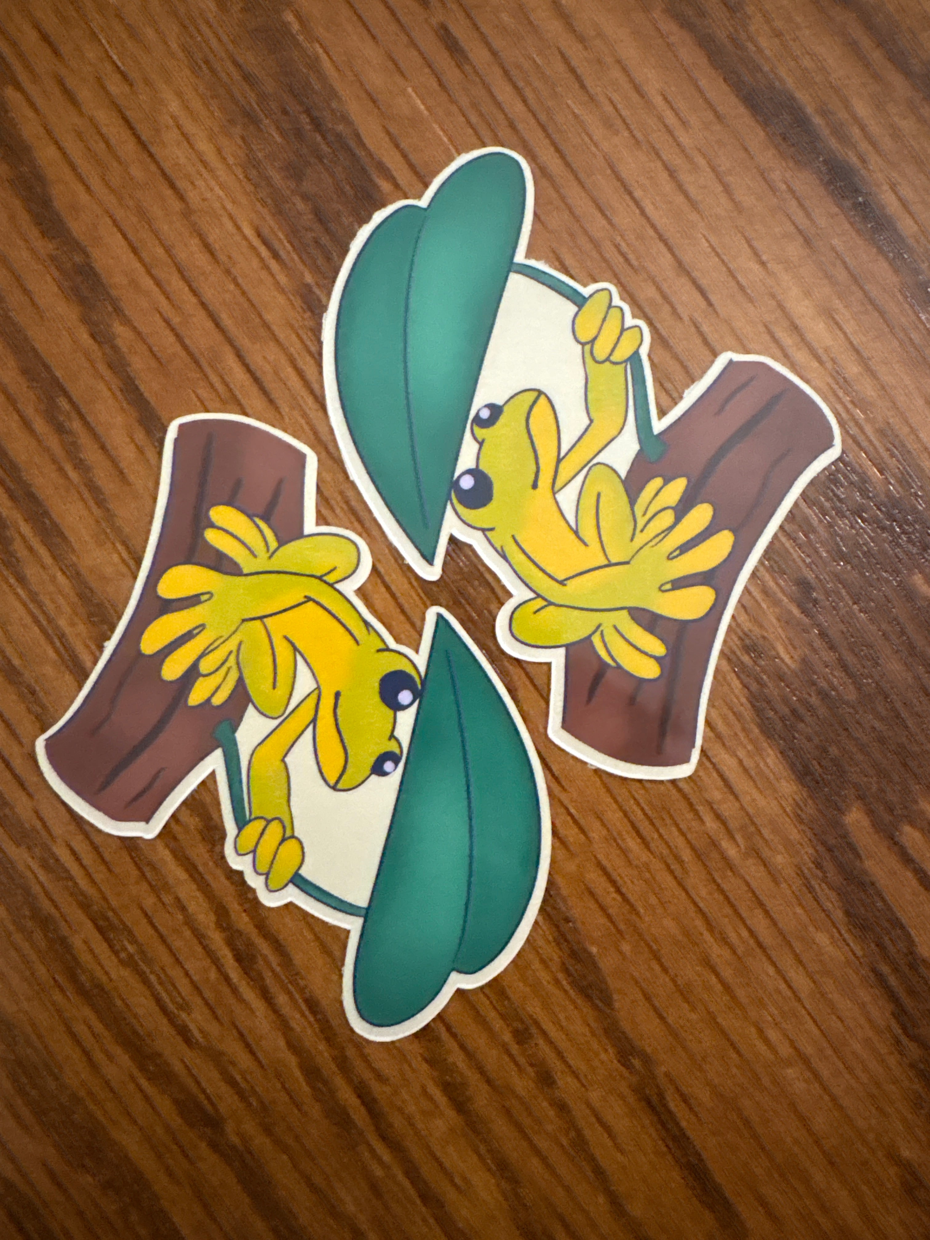 Leaf Frog - Premium Vinyl Decorative Sticker