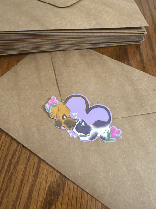 Cat Lovers - Premium Vinyl Decorative Stickers