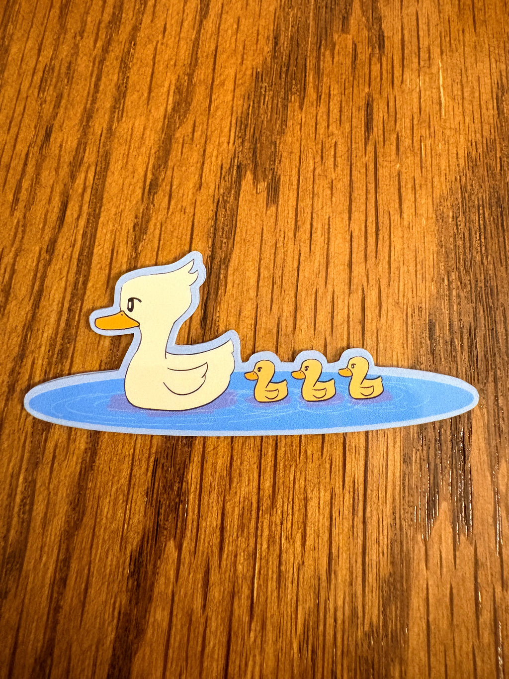 Follow the Leader Duck's - Premium Vinyl Decorative Sticker