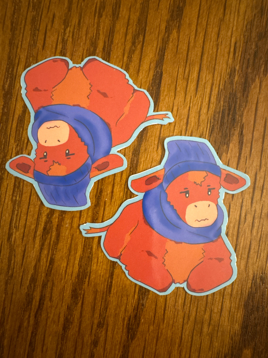 Beanie the Bovine - Premium Vinyl Decorative Sticker