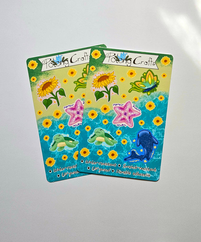 Ocean Sunshine sticker sheets