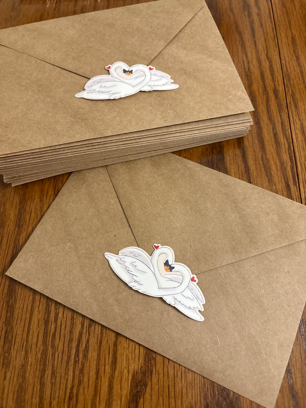 Swan Lovers - Premium Vinyl Decorative Stickers