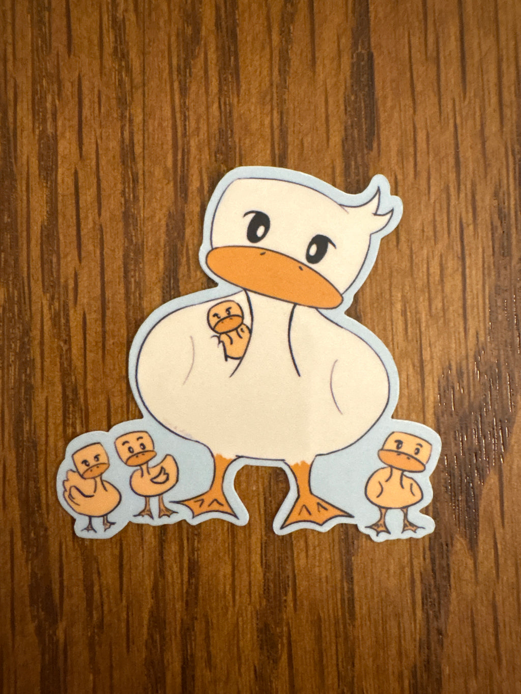 Confused Ducks - Premium Vinyl Decorative Sticker