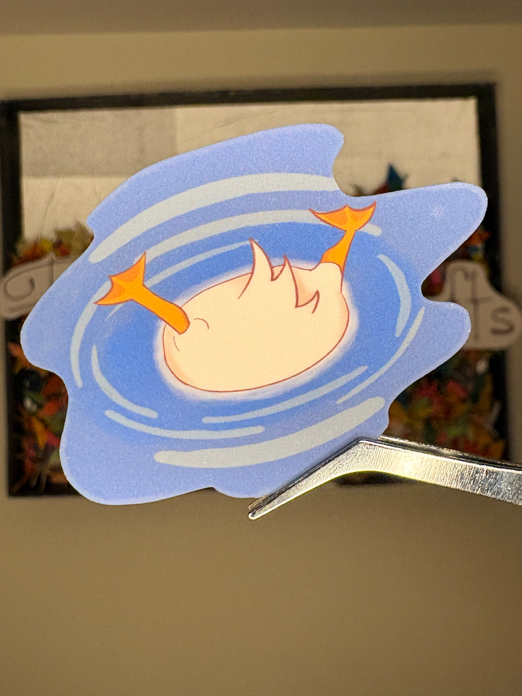 Duck Butt - Premium Vinyl Decorative Sticker