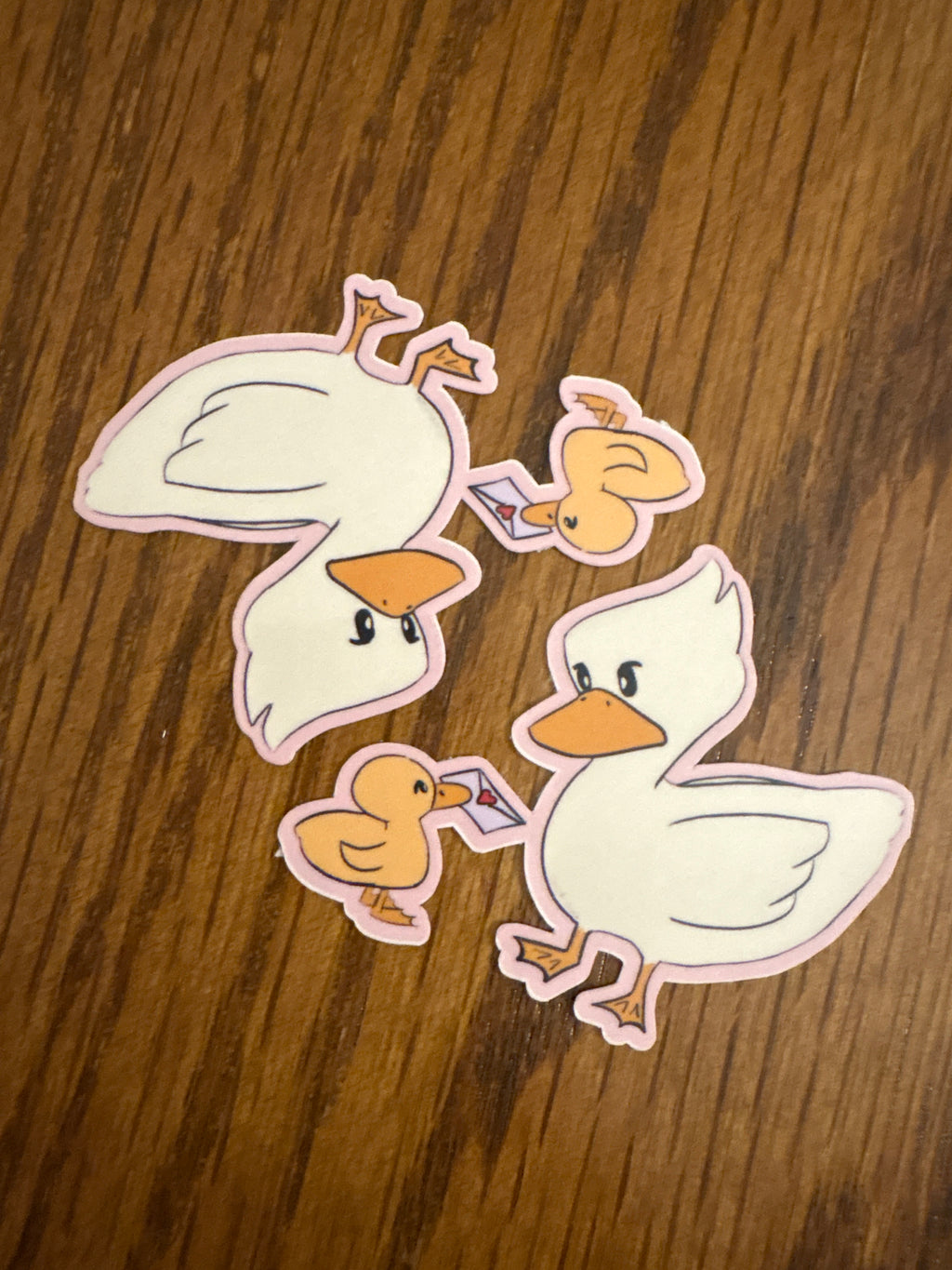 Love Letter Duck's - Premium Vinyl Decorative Sticker