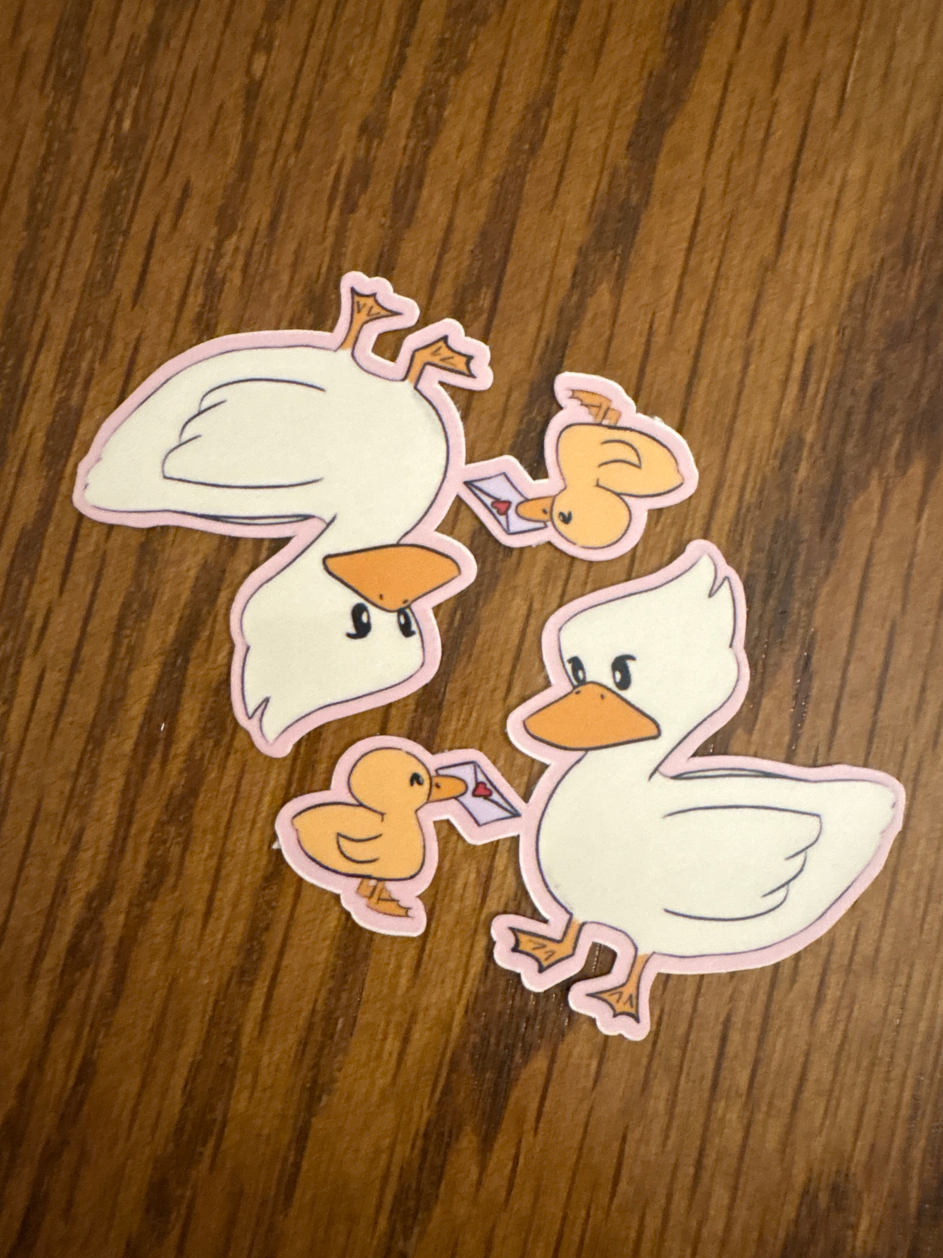 Love Letter Duck's - Premium Vinyl Decorative Sticker