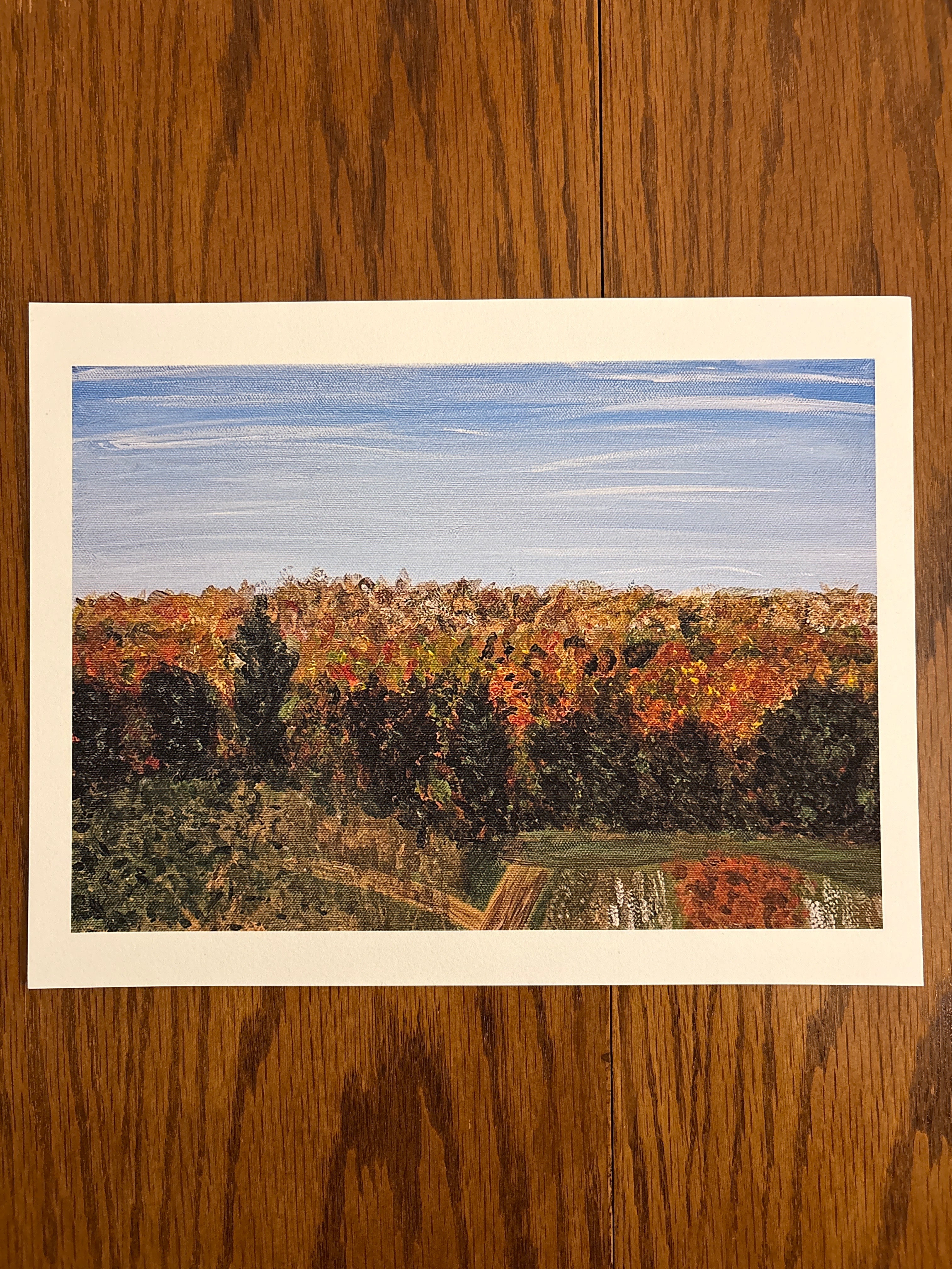 Pumpkin Patch - Original artwork, Velvet Fine Art Print