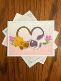 Valentines Cat Lovers Postcard