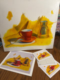 Sip & Savor - Original artwork, Velvet Fine Art Print