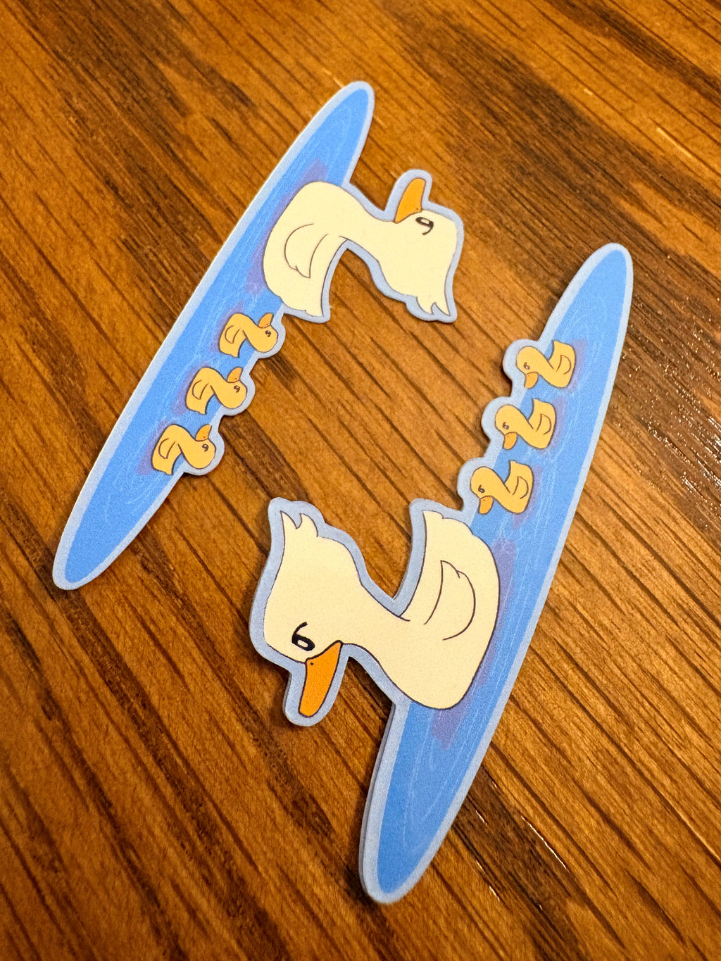 Follow the Leader Duck's - Premium Vinyl Decorative Sticker