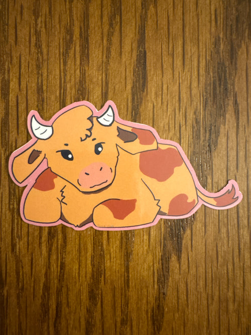 Bonnie the Bovine - Premium Vinyl Decorative Sticker