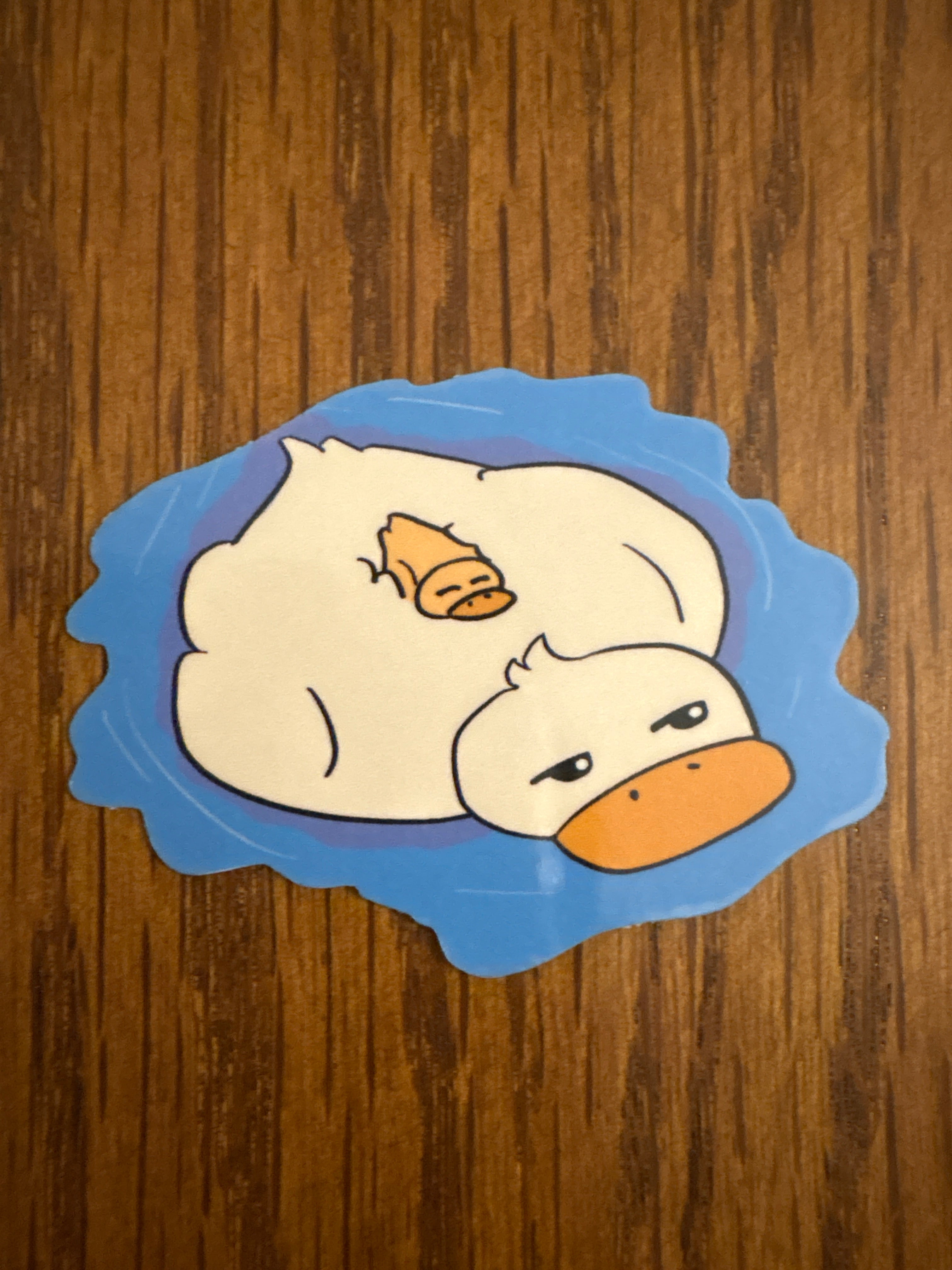 Relaxing Duck's - Premium Vinyl Decorative Sticker