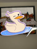 Winking Duck - Premium Vinyl Decorative Sticker
