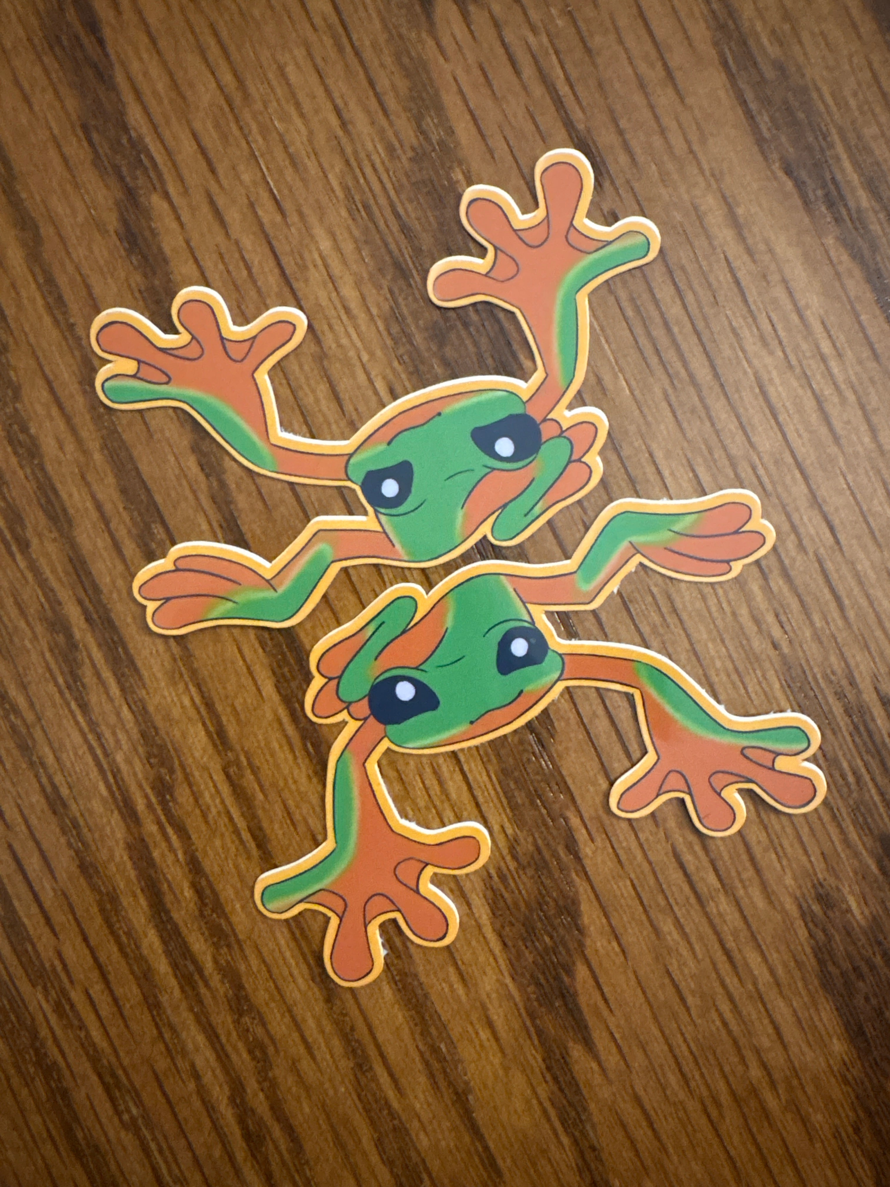 Tropical Frog - Premium Vinyl Decorative Sticker