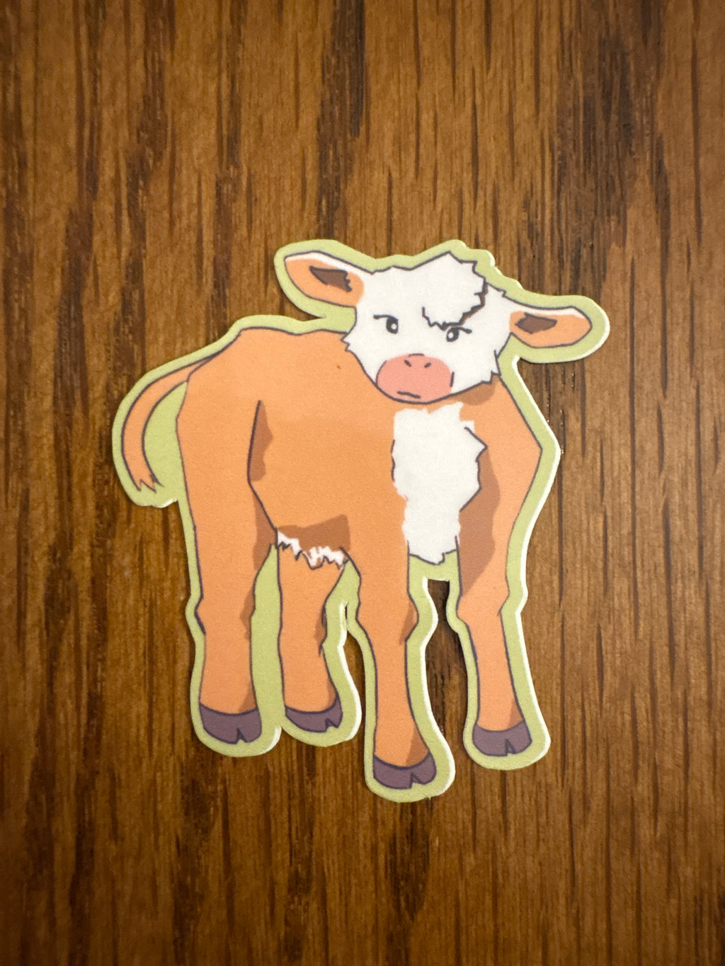 Nosy the Bovine - Premium Vinyl Decorative Sticker