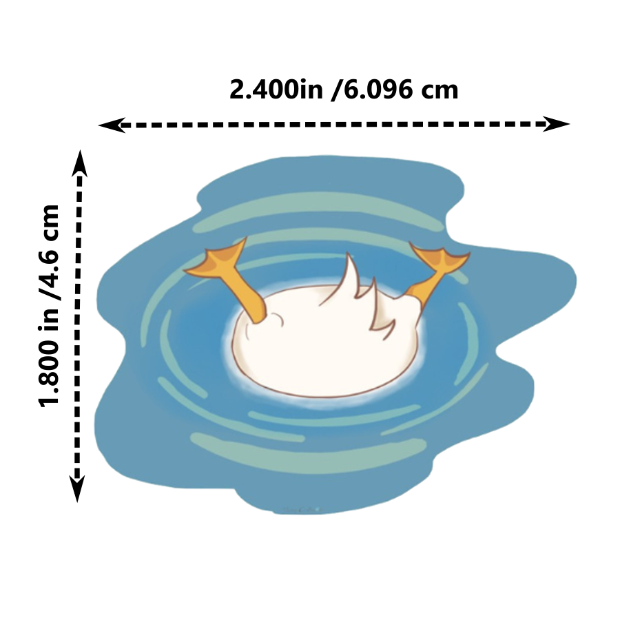 Illustration of a shark in water with measurements indicated