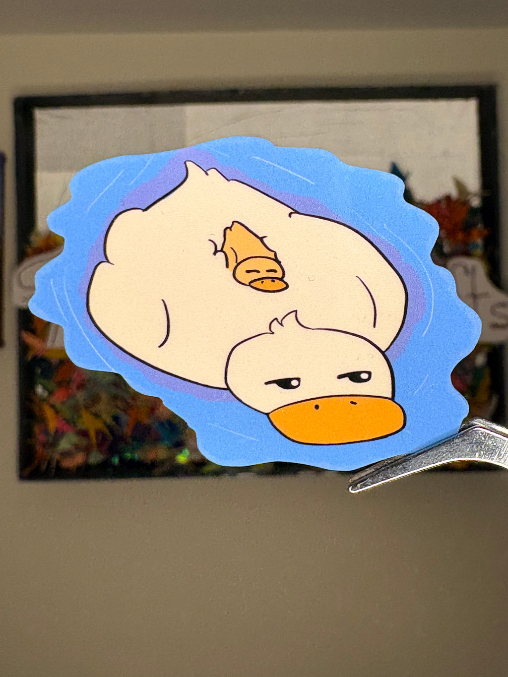 Relaxing Duck's - Premium Vinyl Decorative Sticker