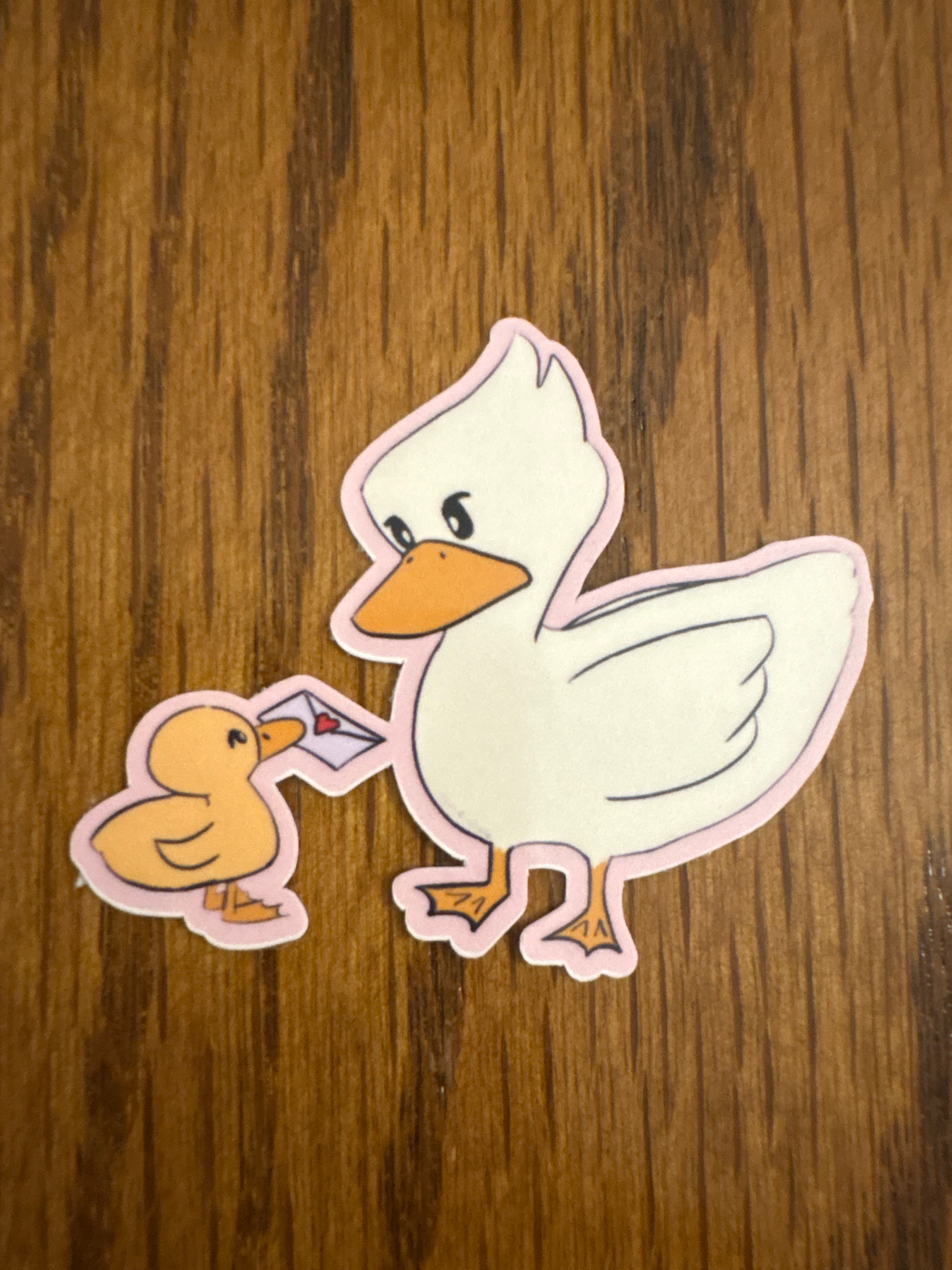 Love Letter Duck's - Premium Vinyl Decorative Sticker
