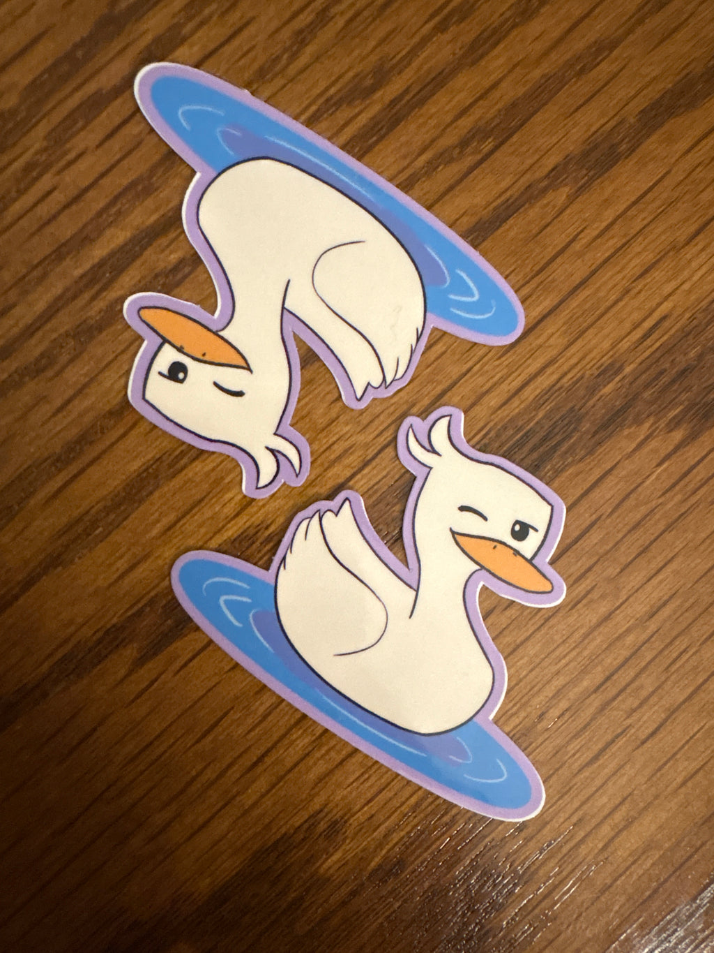 Winking Duck - Premium Vinyl Decorative Sticker