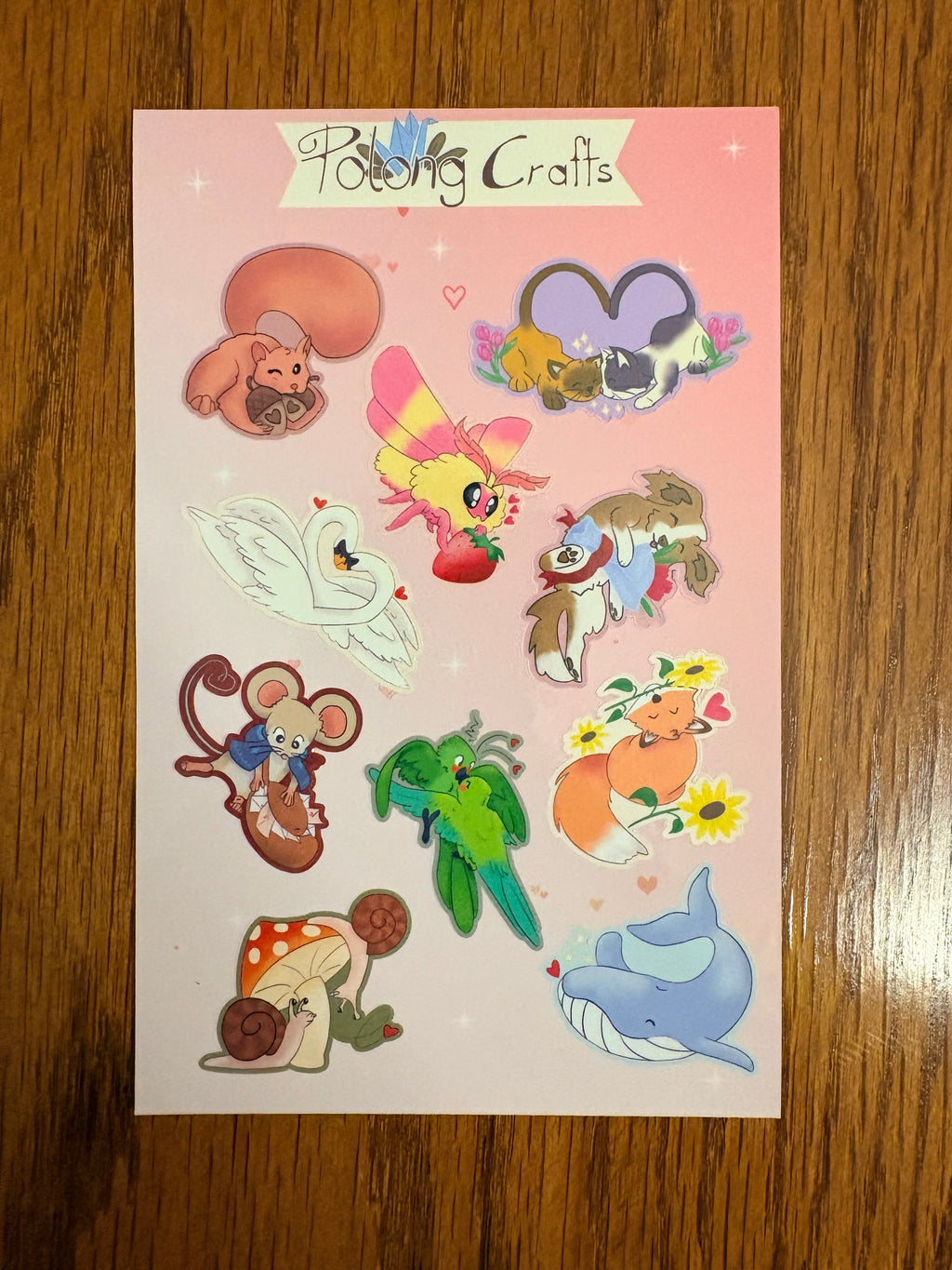 Valentine Sticker Sheet - Premium Vinyl Decorative Sticker Sheets