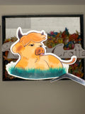 Betsy the Bovine - Premium Vinyl Decorative Sticker
