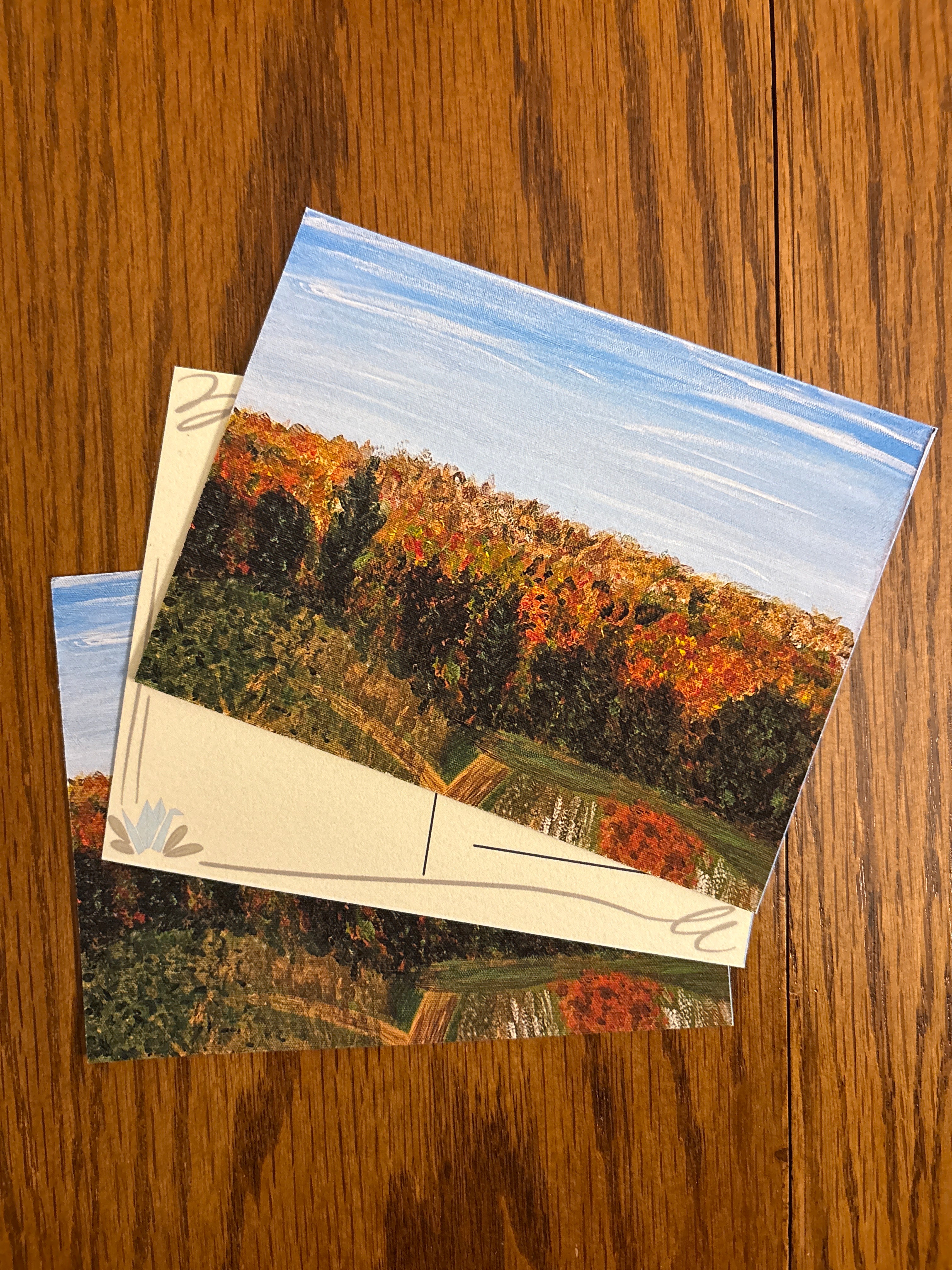 Pumpkin Patch - Original artwork, Velvet Fine Art Print