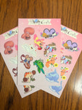 Valentine Sticker Sheet - Premium Vinyl Decorative Sticker Sheets