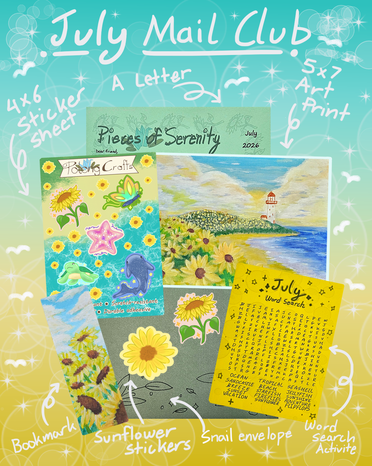 Pieces of Serenity ~ Snail Mail Club