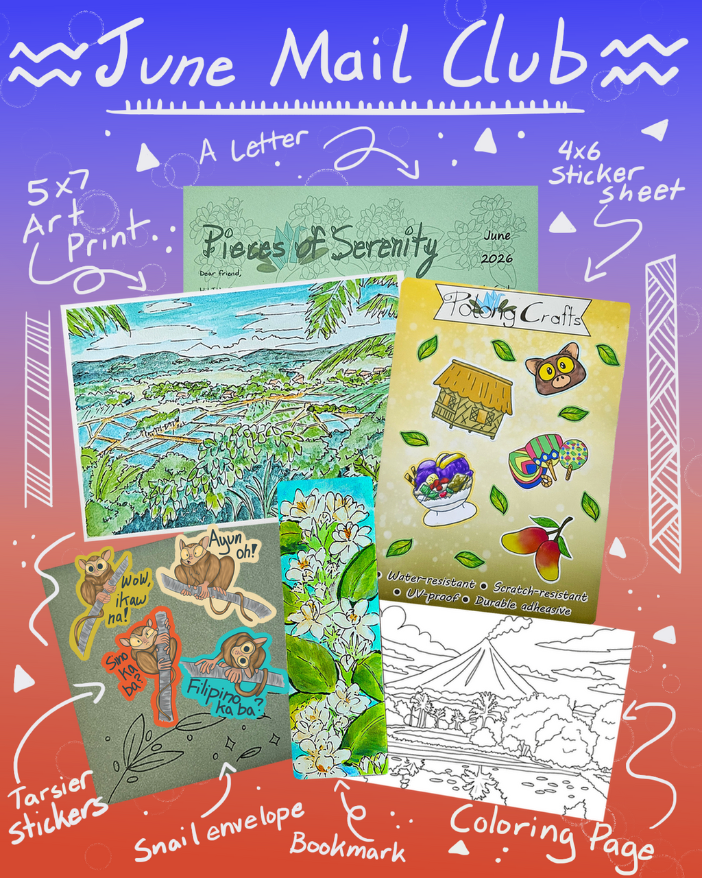 Pieces of Serenity ~ Snail Mail Club