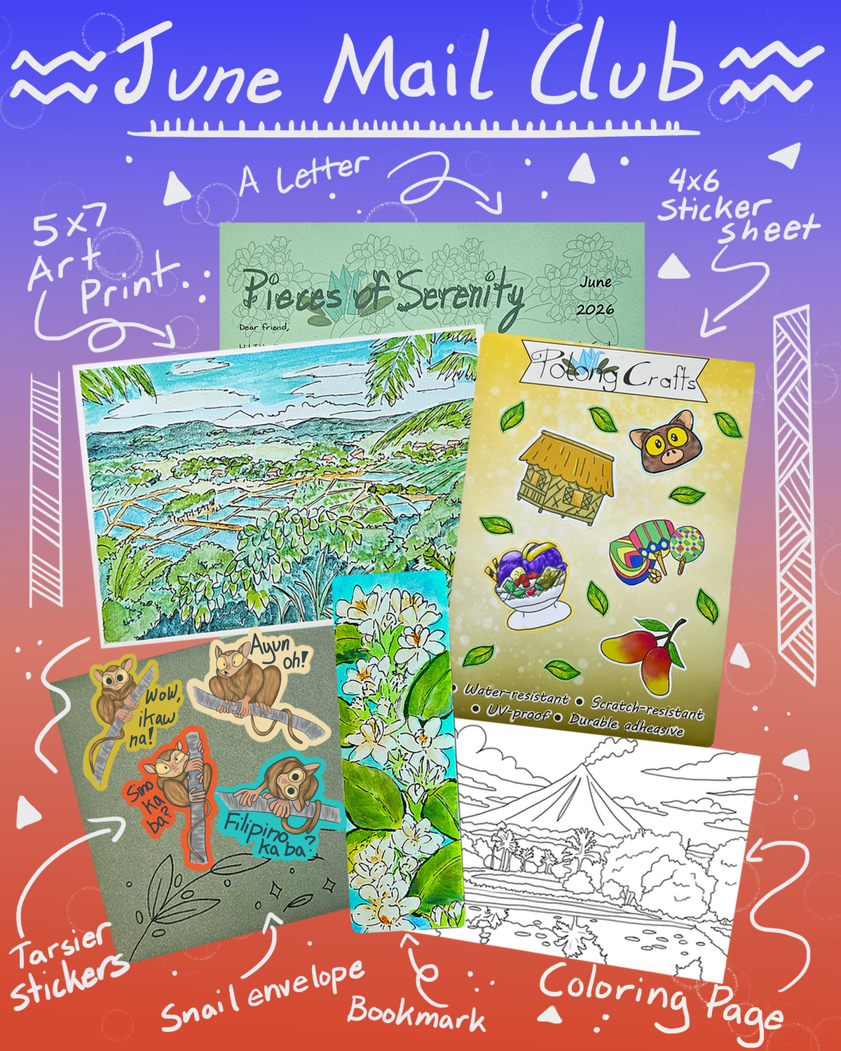 Pieces of Serenity ~ Snail Mail Club