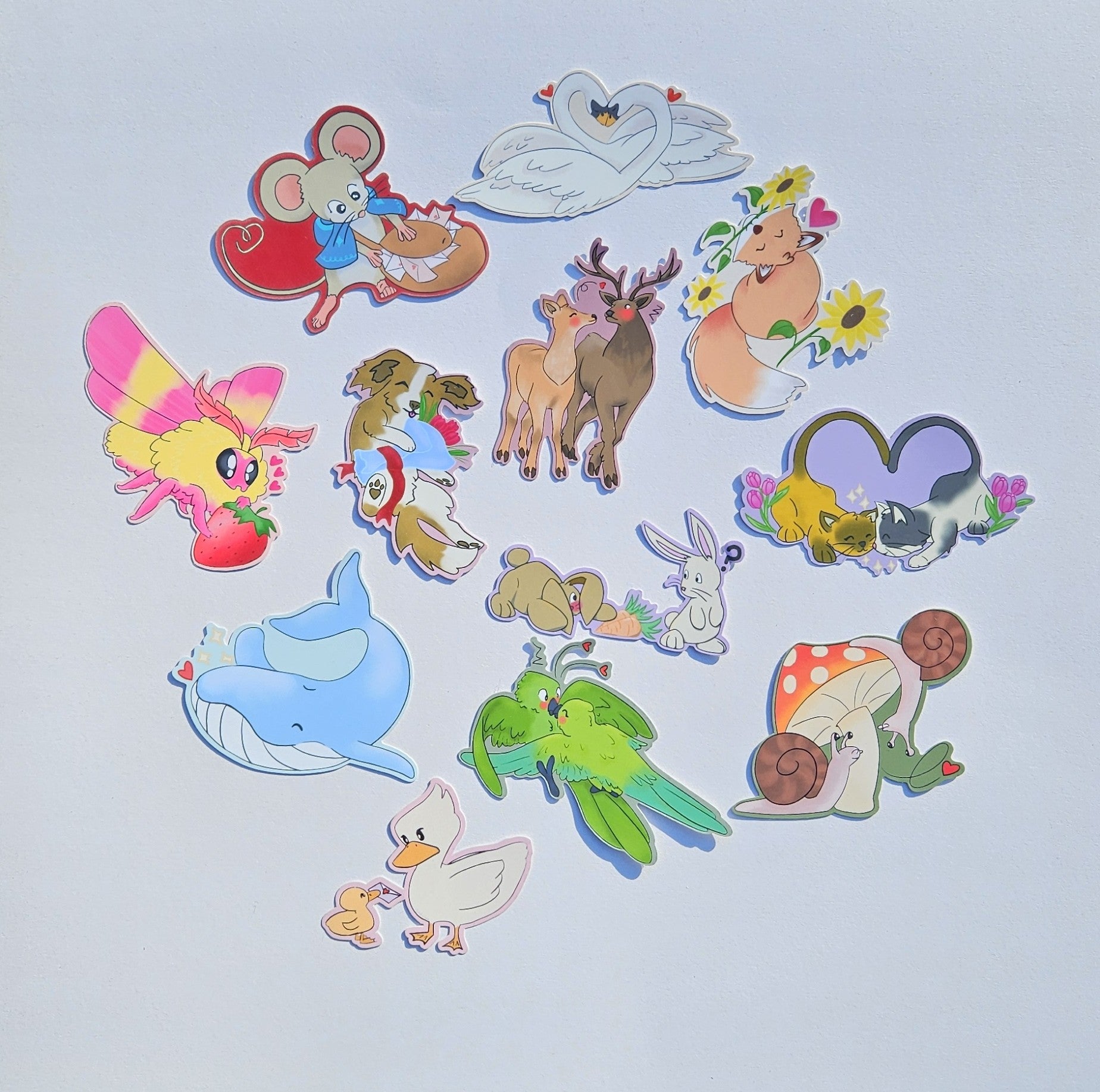 Valentines stickers ~ Original hand designed premium vinyl